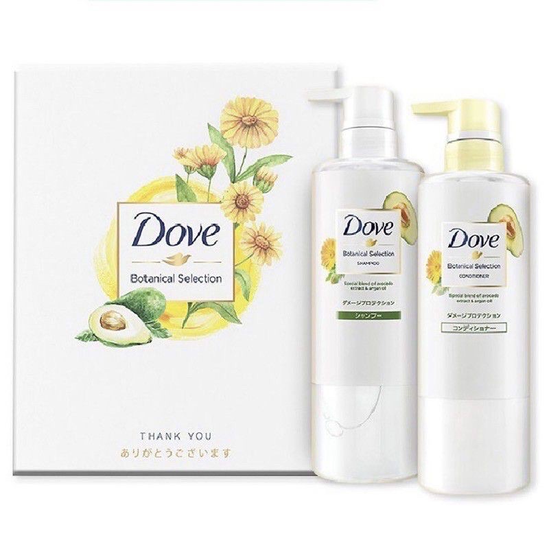 CẶP DẦU GỘI XẢ DOVE NHẬT 530g