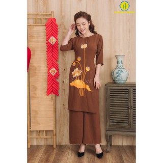 ÁO DÀI CÁCH TÂN - ÁO ĐI LỄ CHÙA 46-65KG