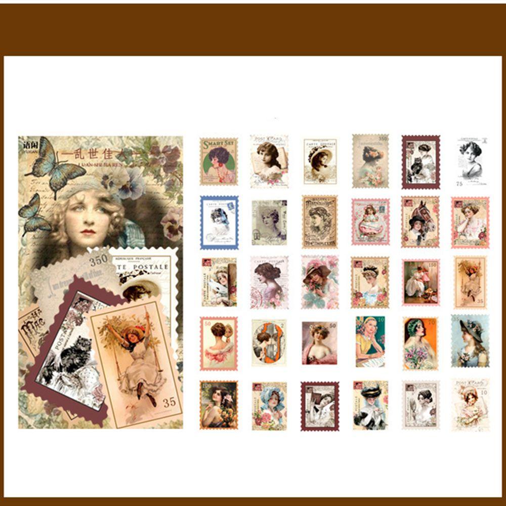 Set 60 Sticker Dán Trang Trí Sổ Tay / Nhật Ký DIY