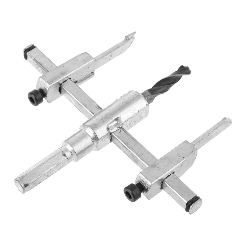 Mũi Khoan Lỗ Tròn Bằng Kim Loại 30-130mm DIY Có Thể Điều Chỉnh