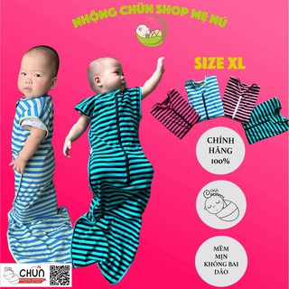 NHỘNG CHŨN size XL COCO0N MẸ NÚ giành cho các bé chuyển từ giai đoạn quấn sang nhộng,giúp ôm vừa chặt cơ thể bé khi ngủ