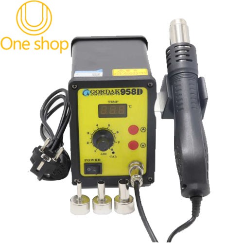 Máy Khò GORDAK 958D 220V-450W Max 500°C ( Full Phụ Kiện )