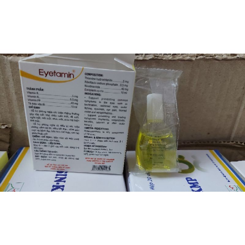 《date 2024》Nhỏ dưỡng mắt Eyetamin CT BidiPhar lọ 10ml