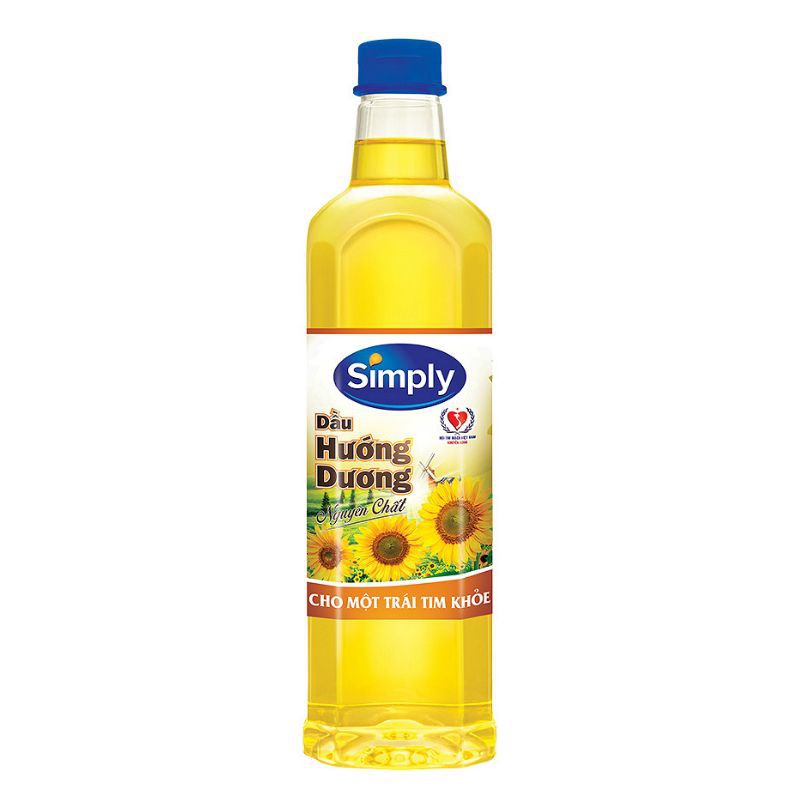 Dầu Hướng Dương Nguyên Chất Simply 1L