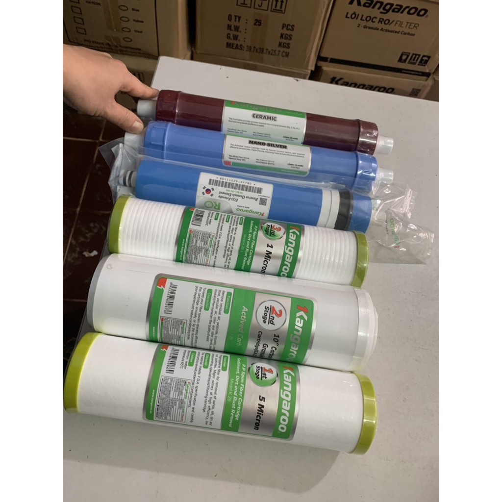 Combo Lõi Lọc 123456 Kangaroo ♥️ Lõi Lọc Nước Kangaroo | BigBuy360 - bigbuy360.vn