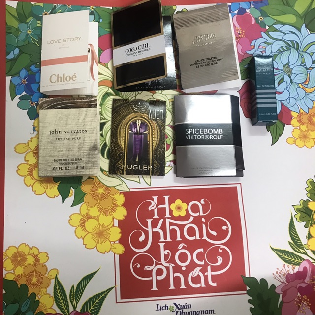 Set Mẫu thử nước hoa
