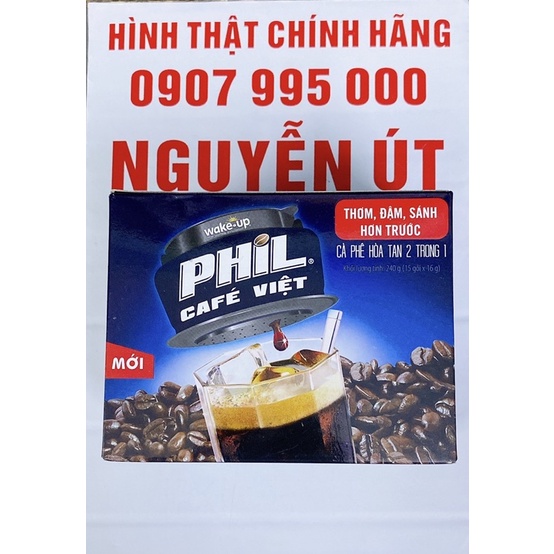 cafe phil hộp 15 gói x 16g