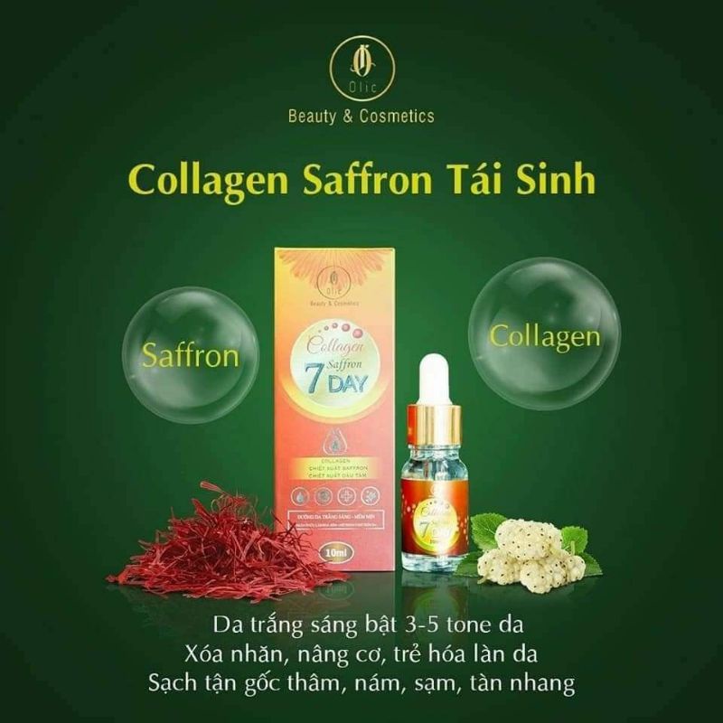 [CHÍNH HÃNG] SERUM COLLAGEN SAFFRON OLIC - kèm phiếu bảo hành
