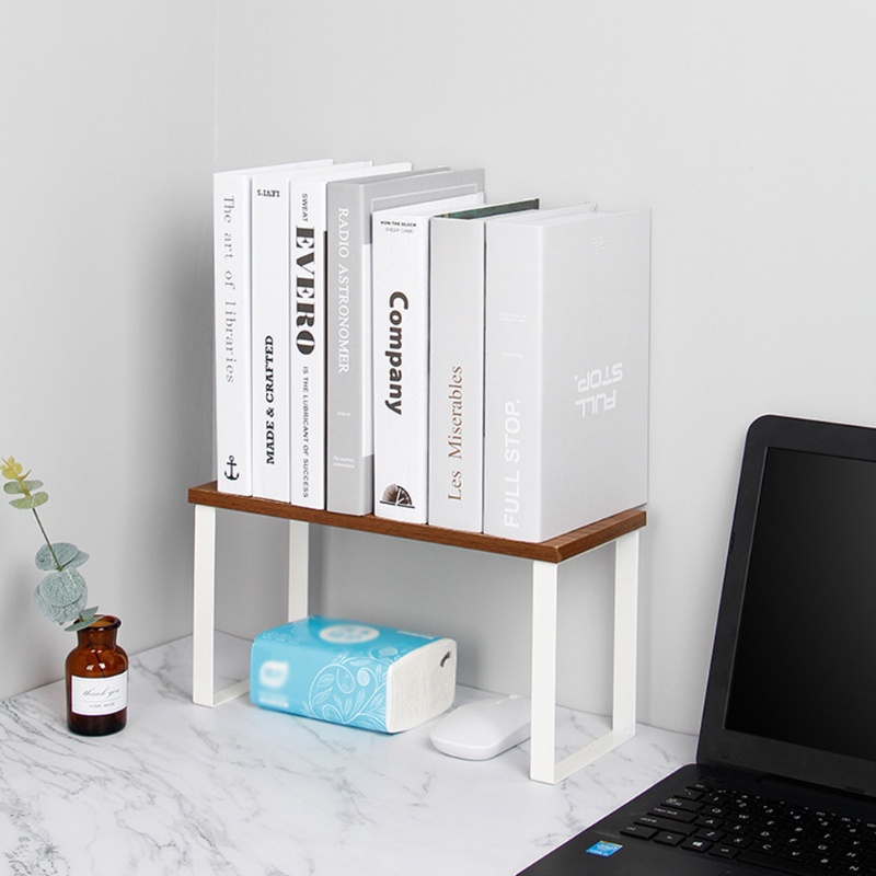 Kệ Đựng Đồ Bằng Sắt + Gỗ Đa Năng Tiện Dụng Cho Nhà Bếp/Phòng Tắm