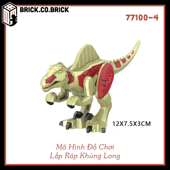 Dinosaur Park Khủng Long Mô Hình Đồ Chơi Lắp Ráp Công Viên Khủng Long T Rex 77100