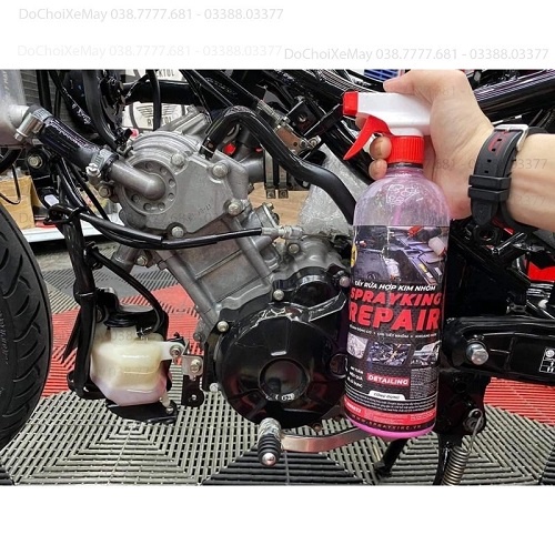 Nước tẩy rửa hợp kim nhôm SPRAYKING REPAIR 1L - chuyên tẩy rửa lốc máy, mâm vành xe, NSD,...