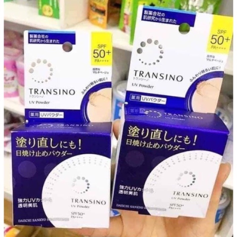 Phấn nền Transino UV Powder SPF50 PA++++ l