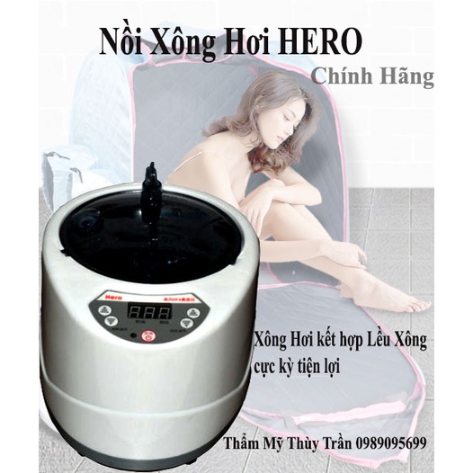 [Nồi xông 2 Lít Hero] Nồi xông hơi dùng cho lều xông, bồn xông, gội đầu tại nhà & Spa