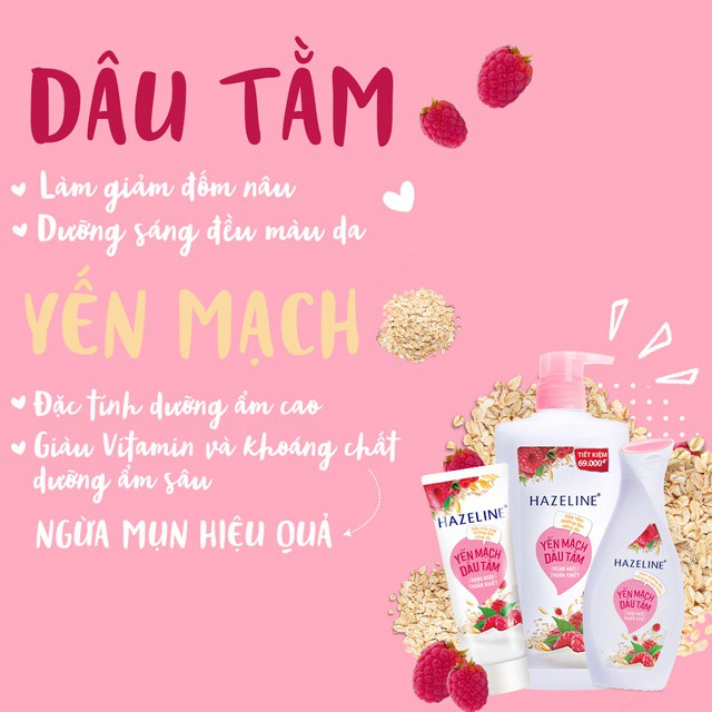 Sữa tắm dưỡng da Hazeline 900gr (Chai)