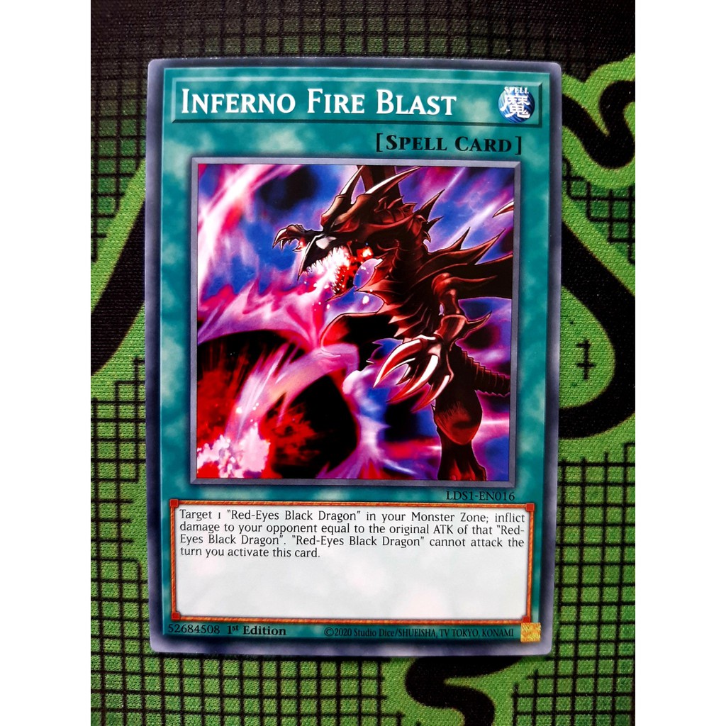 THẺ BÀI YUGIOH LDS1-Inferno Fire Blast - LDS1-EN016 - Common 1st Edition