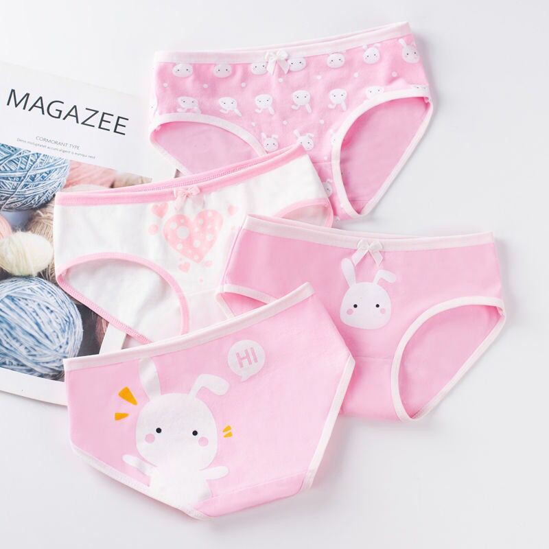 Set 4 Quần Lót Đáng Yêu Cho Bé Gái