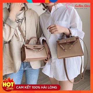 [kèm ảnh thật] Túi đeo chéo vân kỳ nhông kiểu dáng Hàn Quốc-SuBim.Store -vân kỳ nhông sang chảnh, dáng cao cực xinh
