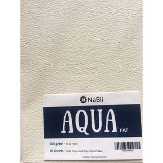 Giấy Nabii khổ A6/A5/A4 Aqua Fat