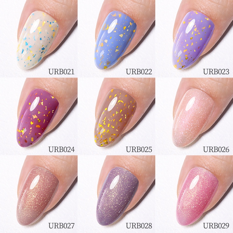 Lọ gel sơn móng tay nền UR SUGAR LED UV thời trang thu đông 7ml