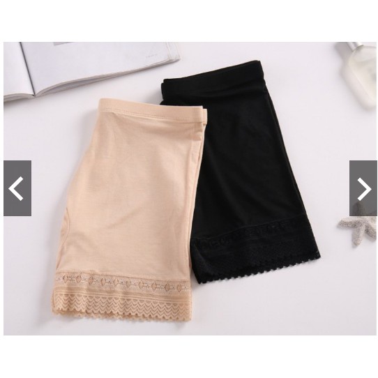 Hàng hót mới về - Quần đùi váy pha ren chất cotton