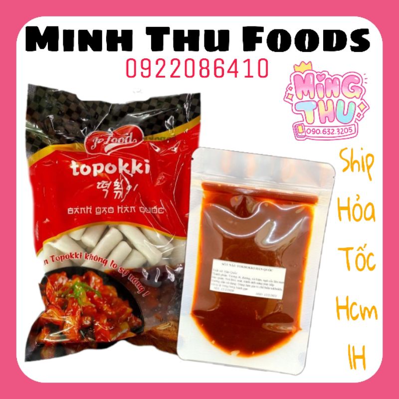 Set bánh gạo 500gr kèm 100gr sốt tok