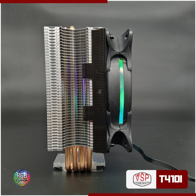 Tản Nhiệt CPU VSP Cooler Master T410i Led RGB- Hỗ Trợ SK AMD và Intel - Máy Tính 2T