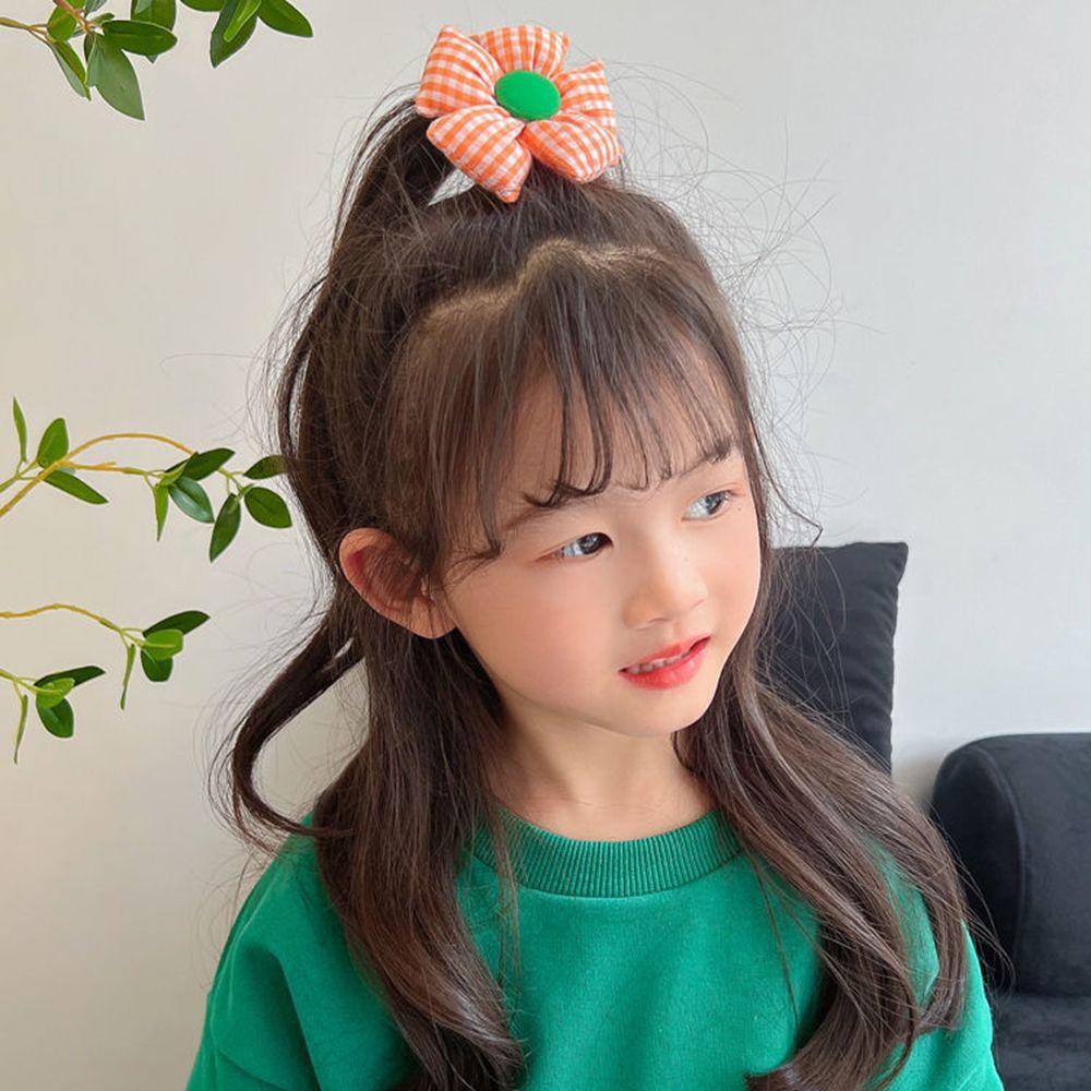 Dây Cột Tóc Co Giãn Đính Hoa Lớn 15H Thời Trang Hàn Quốc Cho Nữ