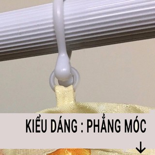 Rèm can màu ghi bạc