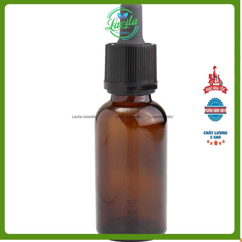 Chai thủy tinh sang chiết tinh chất 10ml, 20ml