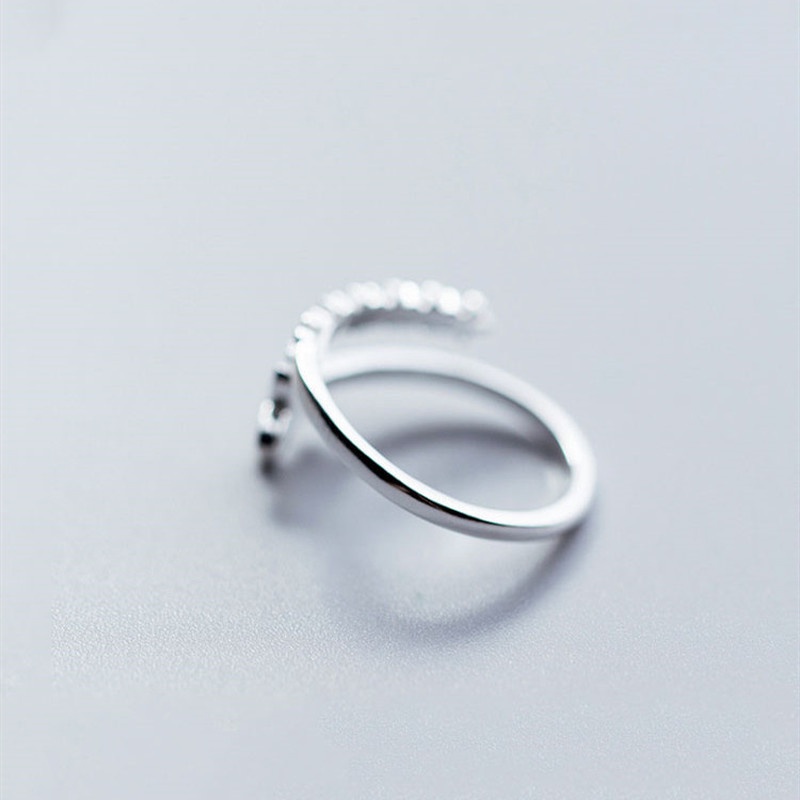 Nhẫn hở hình hoa đơn giản thời trang cho nữ