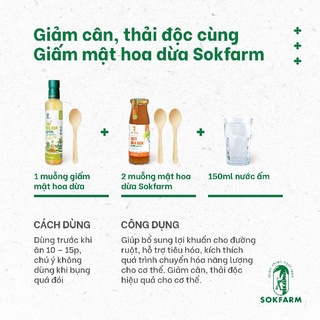 Giấm mật hoa dừa Sokfarm