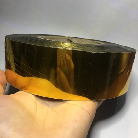 Băng keo vàng tráng gương bản 5cm và 3cm