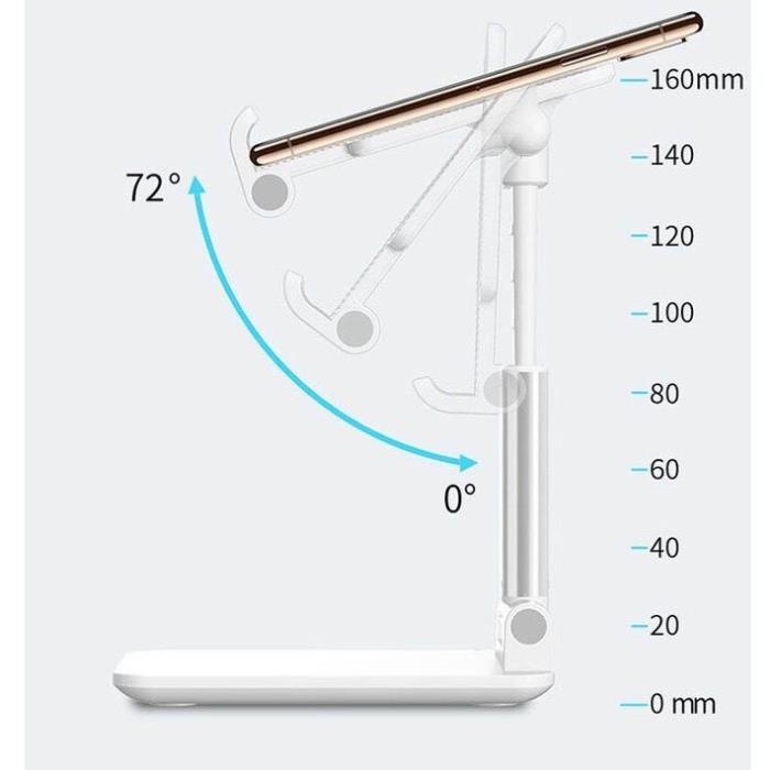 Giá Đỡ Điện Thoại Gấp Gọn Để Bàn, Kệ Đỡ Điện Thoại - Dùng Để Livestream - Xem Film Ổn Định - Học Online Cực Tốt