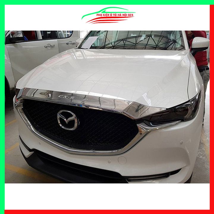 Ốp trang trí mặt ca lăng, viền mí capo CX5 CX-5 2018-2022