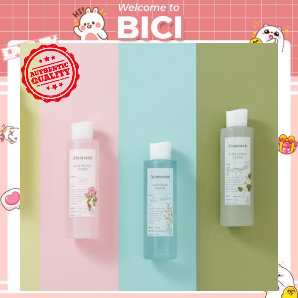 Nước Hoa Hồng Mamonde (Rose Water/Aqua Peel/Centella) Toner - 150ml
