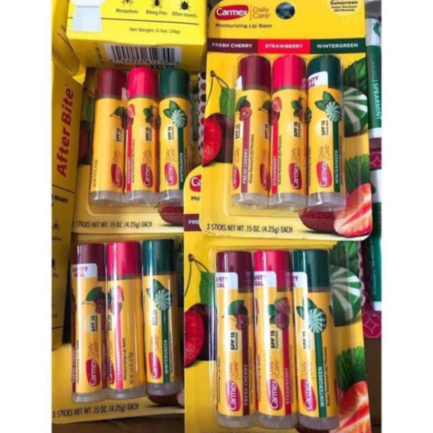 COMBO 3 THỎI SON DƯỠNG CARMEX