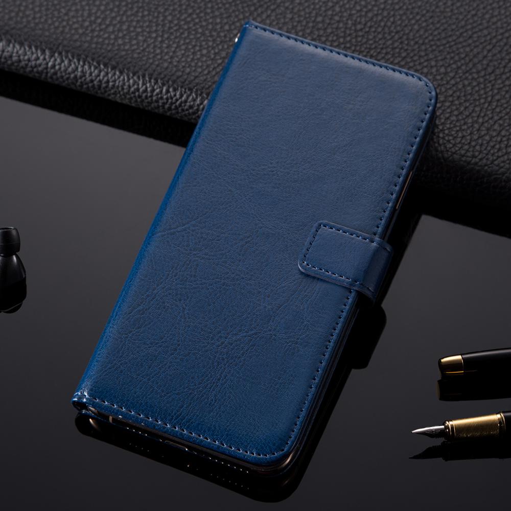 Luxury Leather Flip Book style Case For Meizu C9 M818H Vintage Wallet Stand Card Holder Case For Meizu C9 Pro Meilan c9 pro