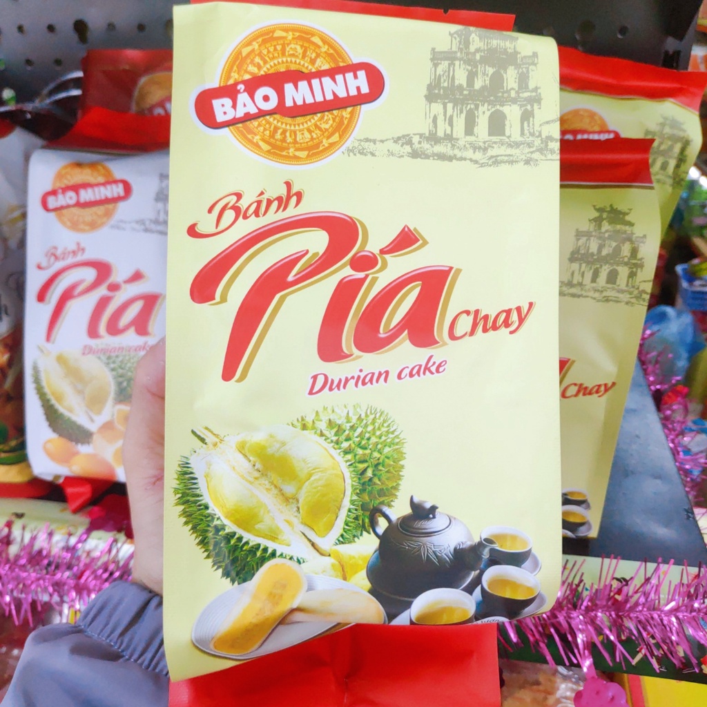 Bánh Pía Chay - Trứng Sầu Riêng Bảo Minh Gói 300g