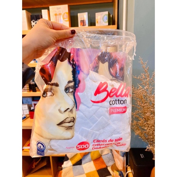 Bông Bella 500 miếng