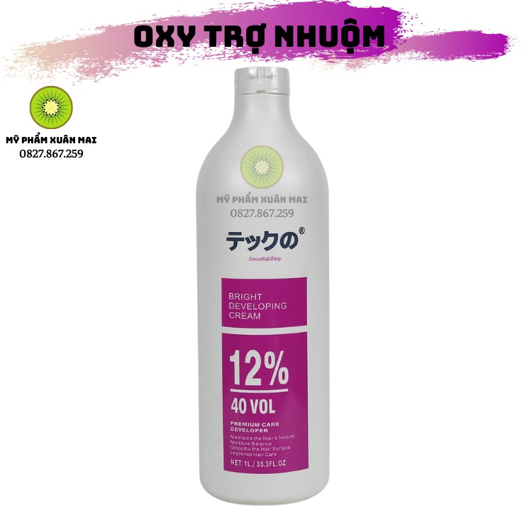 Oxy Trợ Nhuộm Tóc Meiki Dưỡng Giảm Rát 1000ml