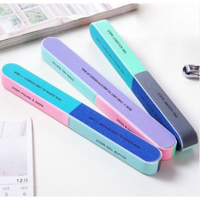 Dũa móng tay 6 bước có chà nhám và làm bóng