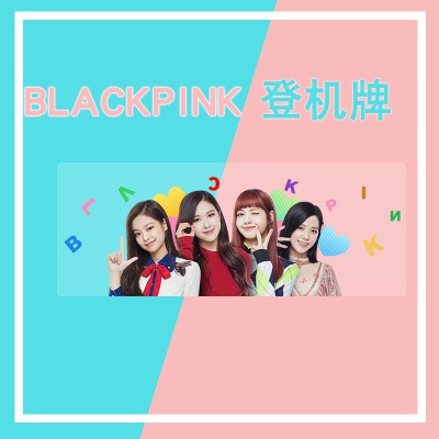 Banner nhựa trong BTS BLACKPINK