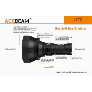 Đèn Pin Acebeam K75