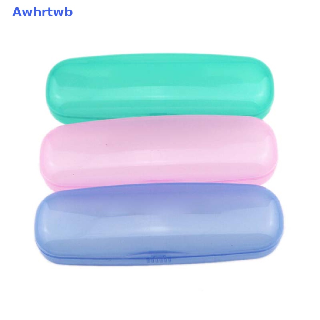 Hộp Cứng Đựng Mắt Kính Cầm Tay Màu Trơn Mới