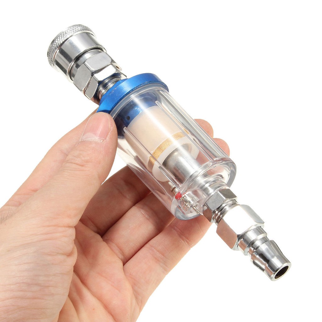 Ống Lọc Tách Dầu Nước 1/4" Cho Súng Phun Sơn Nén Khí