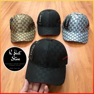 Nón Kết G.C Phối Sọc Đỏ K-Hat Form Cứng , Full Tem Hàng Xịn Thời Trang Nam Nữ