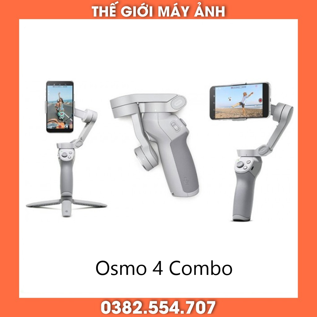 DJI OM4 (Osmo Mobile 4)- Tay cầm chống rung cho điện thoại - Bảo hành 12 tháng