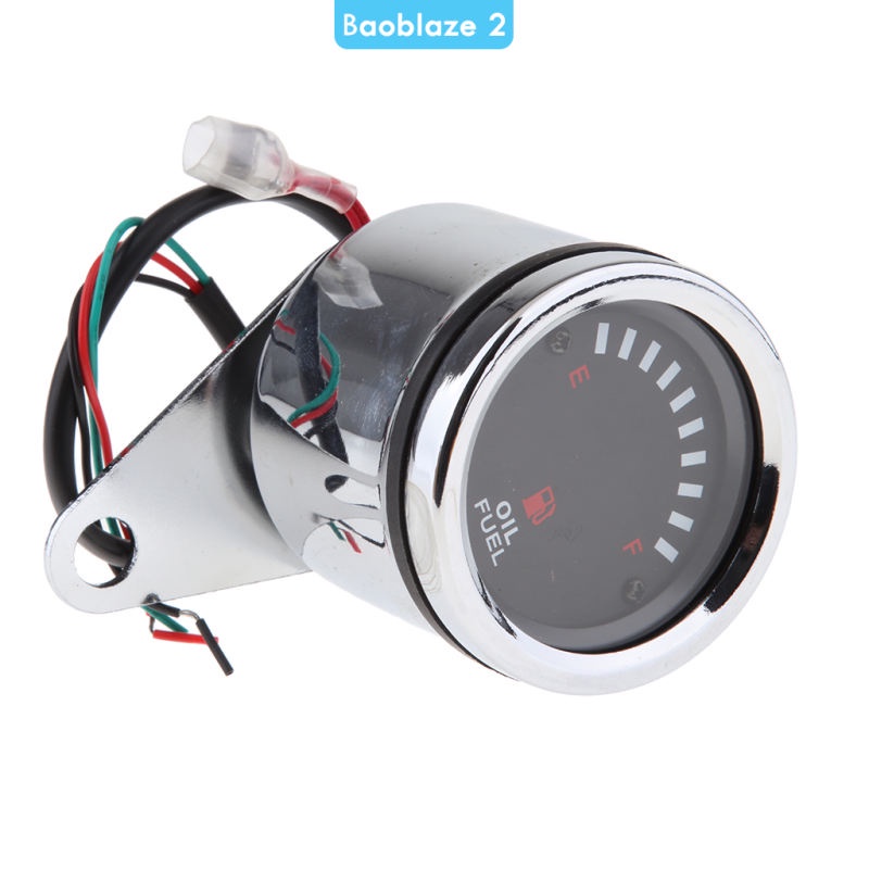 Đồng hồ đo mức nhiên liệu / dầu xe máy xe máy Đèn báo LED xanh đỏ