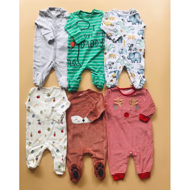 Body Trẻ Em Sleep Suit Hiệu Next Dài Liền Vớ 🥰