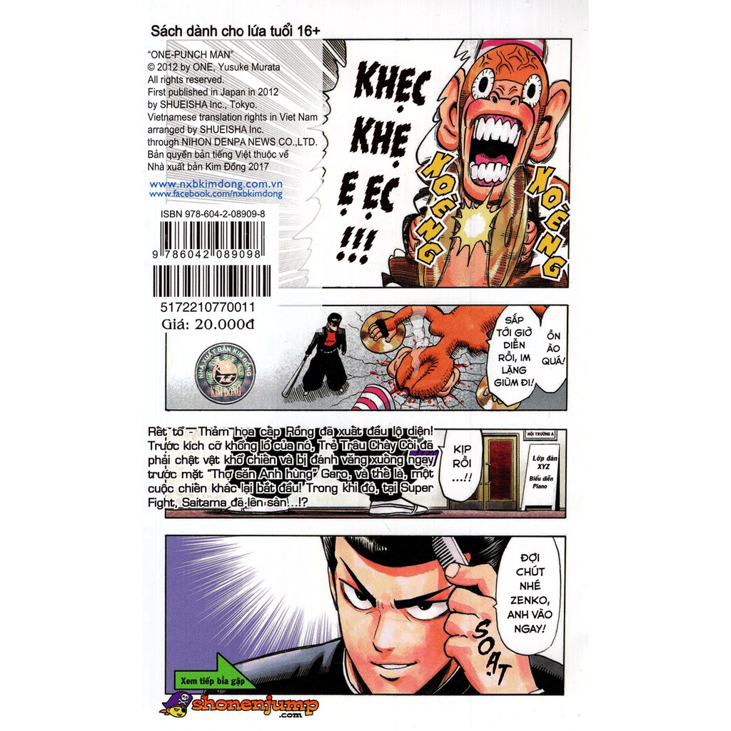 Sách - One Punch Man - Tập 11 | BigBuy360 - bigbuy360.vn